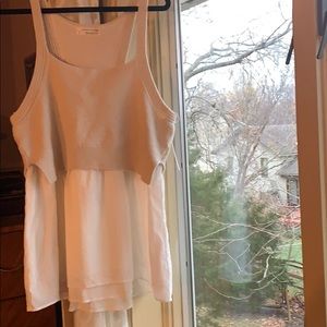 Cute cotton and linen cream knit pullover